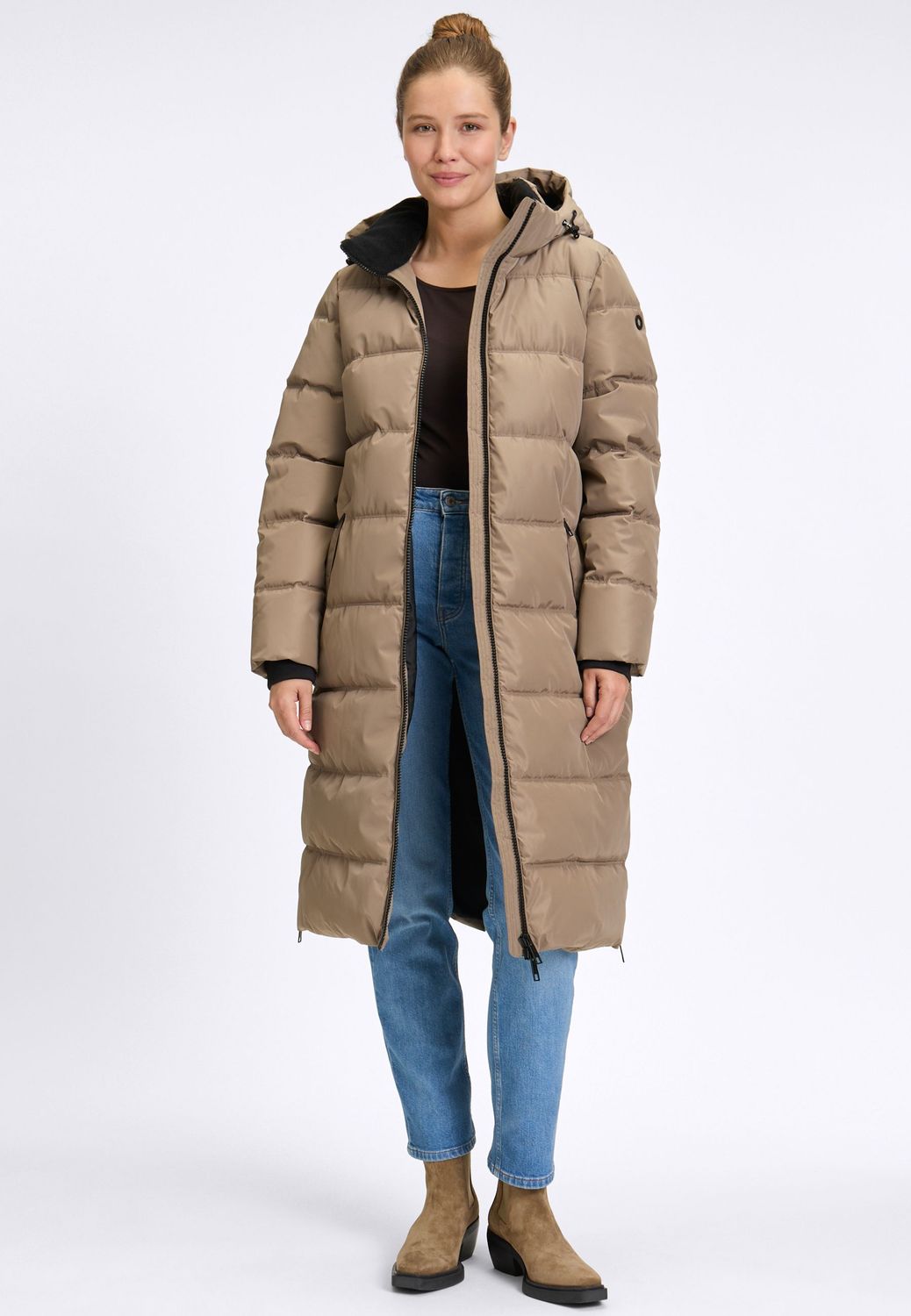 Covered GRS Ladies Jacket woven, Julia 2 Grijs Julia 2