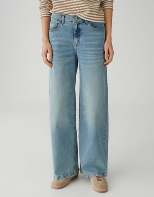 Opus Miva Retro Jeans Blauw