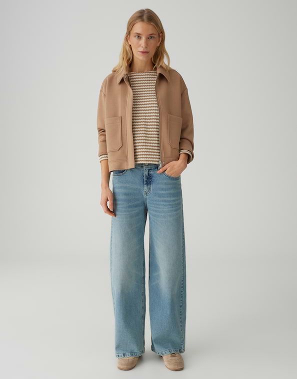 Opus Miva Retro Jeans Blauw