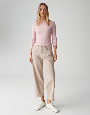 Opus Sefemina Shirt met lange mouwen Roze