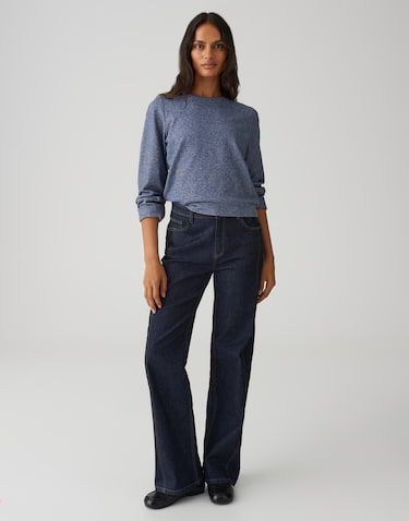 Opus Samike Shirt met lange mouwen Blauw