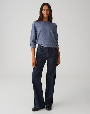 Opus Samike Shirt met lange mouwen Blauw