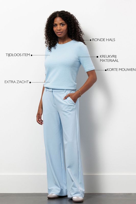 Studio Anneloes Felicia soft pullover Blauw 13458