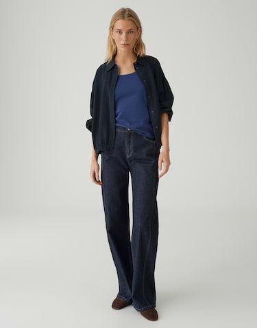 Opus Imilia Top Blauw