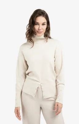 YAYA Coltrui met knoopdetails Grijs