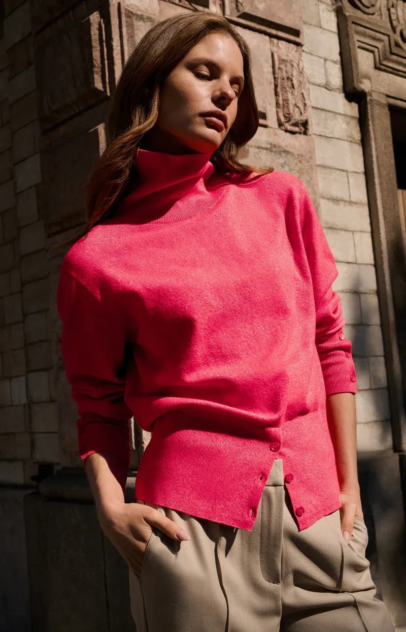 YaYa Coltrui met knoopdetails Rood 01-000549-601