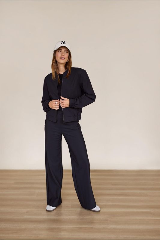 Studio Anneloes Benja Bomber Jacket Zwart