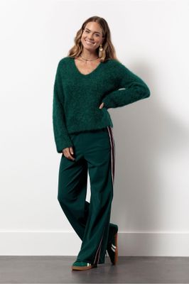 Studio Anneloes Lexie Bnd Tape Trousers Groen