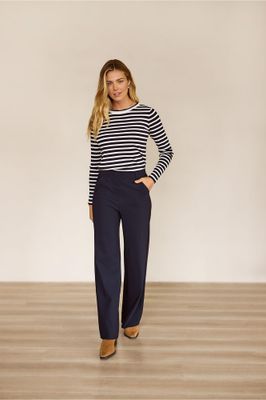 Studio Anneloes Lexie Bonded Trousers Blauw