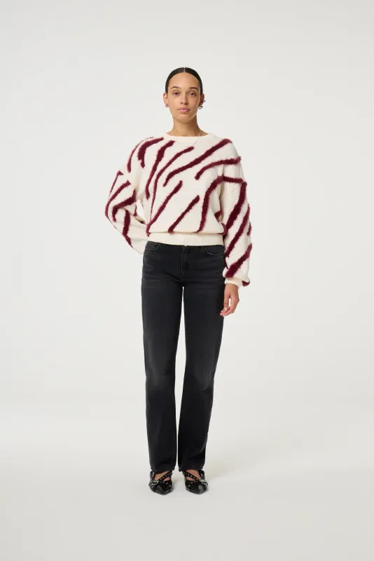 Fabienne Chapot Zebra Pullover Ecru
