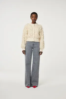 Fabienne Chapot Thea Wide Leg Jeans Grijs