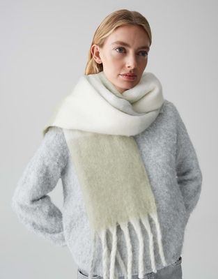 Opus Ascottie scarf Groen