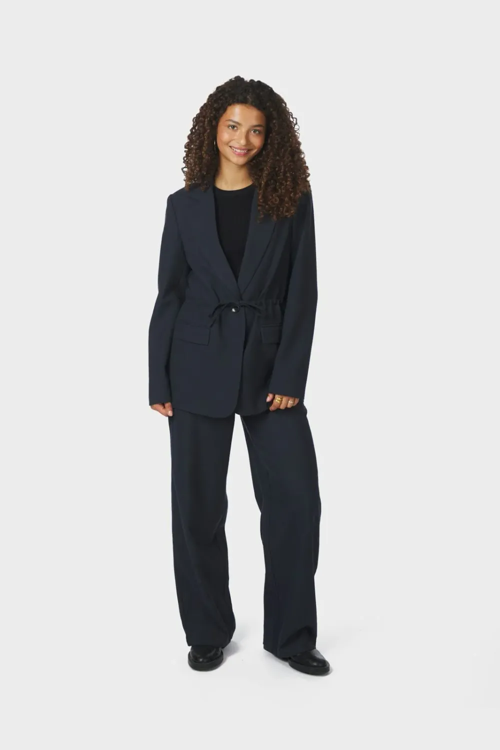 Neo Noir Emmett Melange Pants Blauw