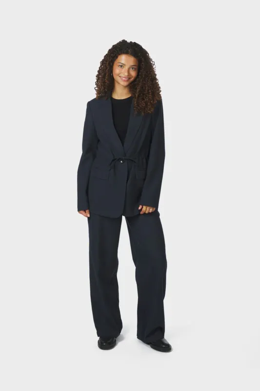 Neo Noir Emmett Melange Pants Blauw