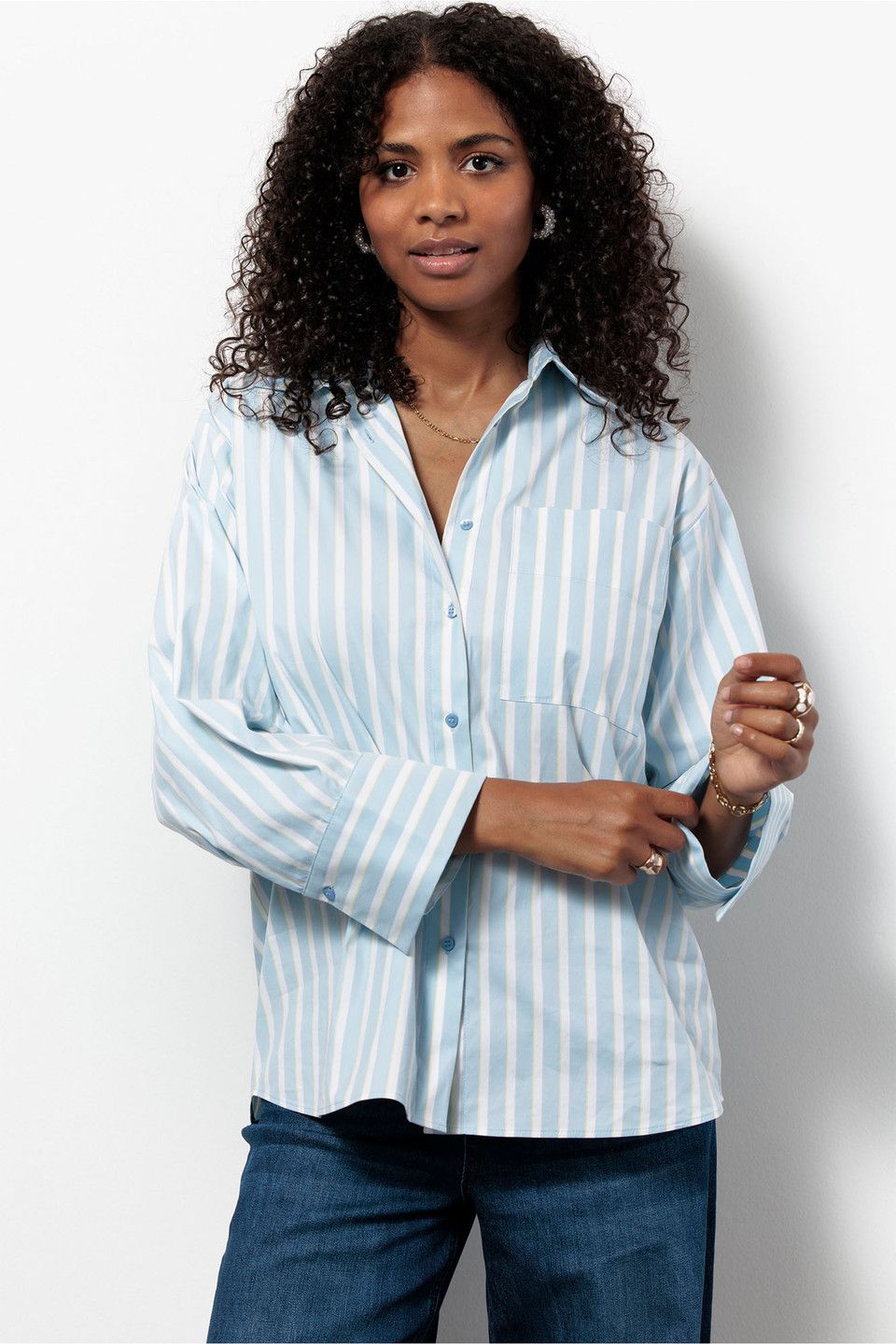 Studio Anneloes Erin Stripe Blouse Multi