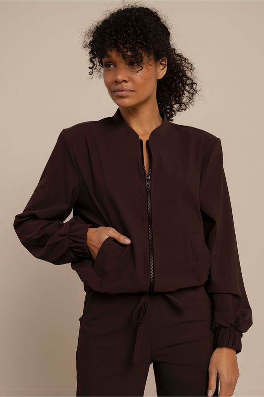 Studio Anneloes Benja Bomber Jacket Bruin
