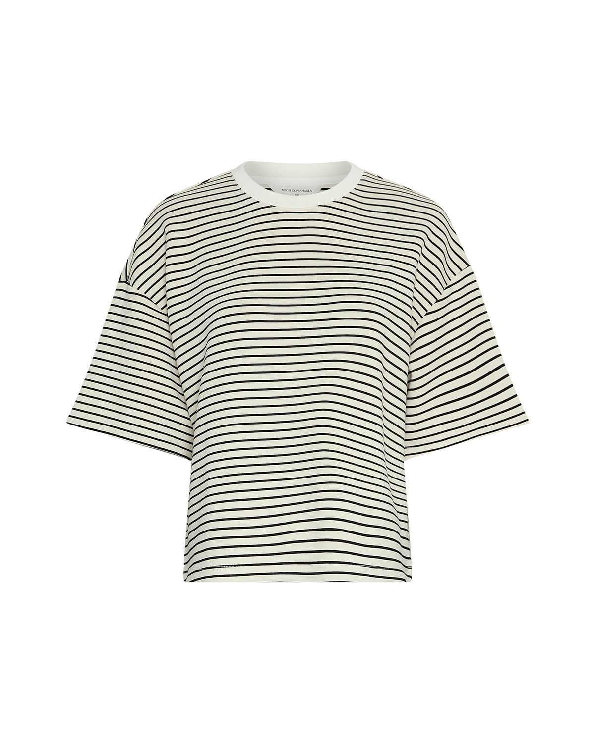 MSCH Copenhagen MSCHNilda Ima Q SS Sweatshirt STP Zwart