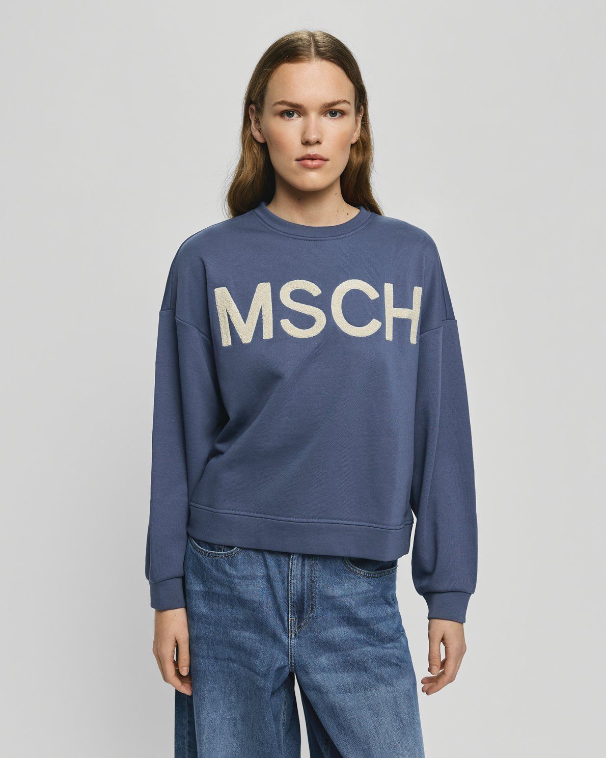MSCH Copenhagen Mela Briena Sweatshirt Blauw