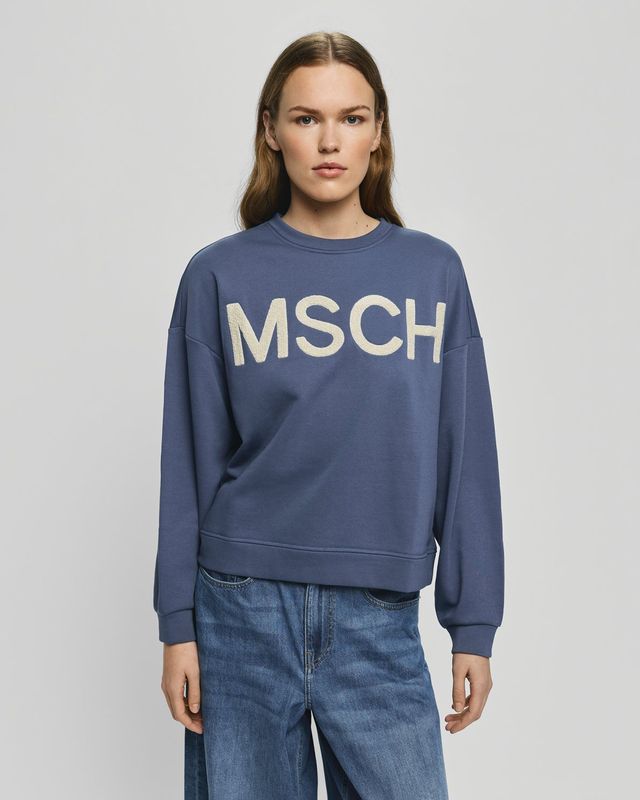 MSCH Copenhagen Mela Briena Sweatshirt Blauw