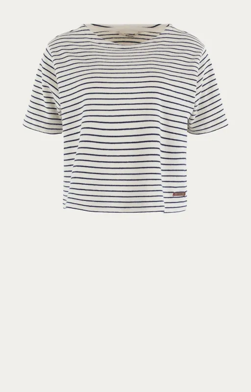 Moscow Paulo Stripe Shirt Ecru