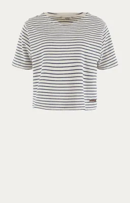 Moscow Paulo Stripe Shirt Ecru