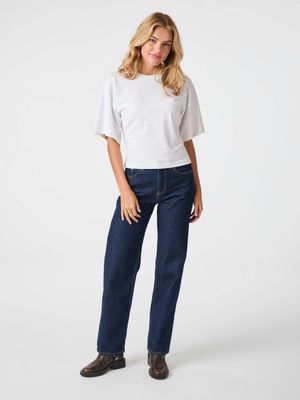 Neo Noir Asha Boxy Tee Wit