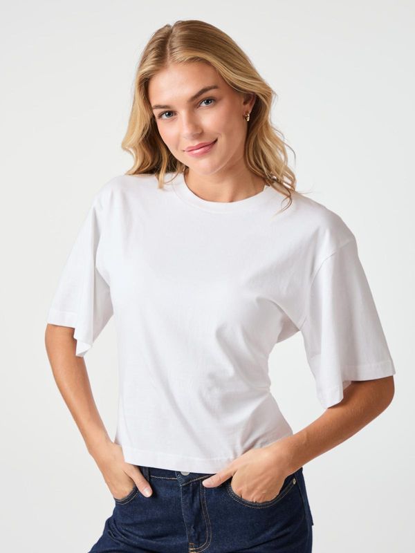 Neo Noir Asha Boxy Tee Wit