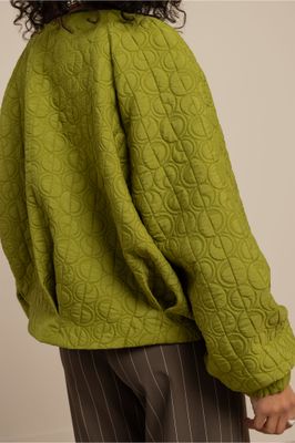 Studio Anneloes Luun Jacquard Jacket Groen