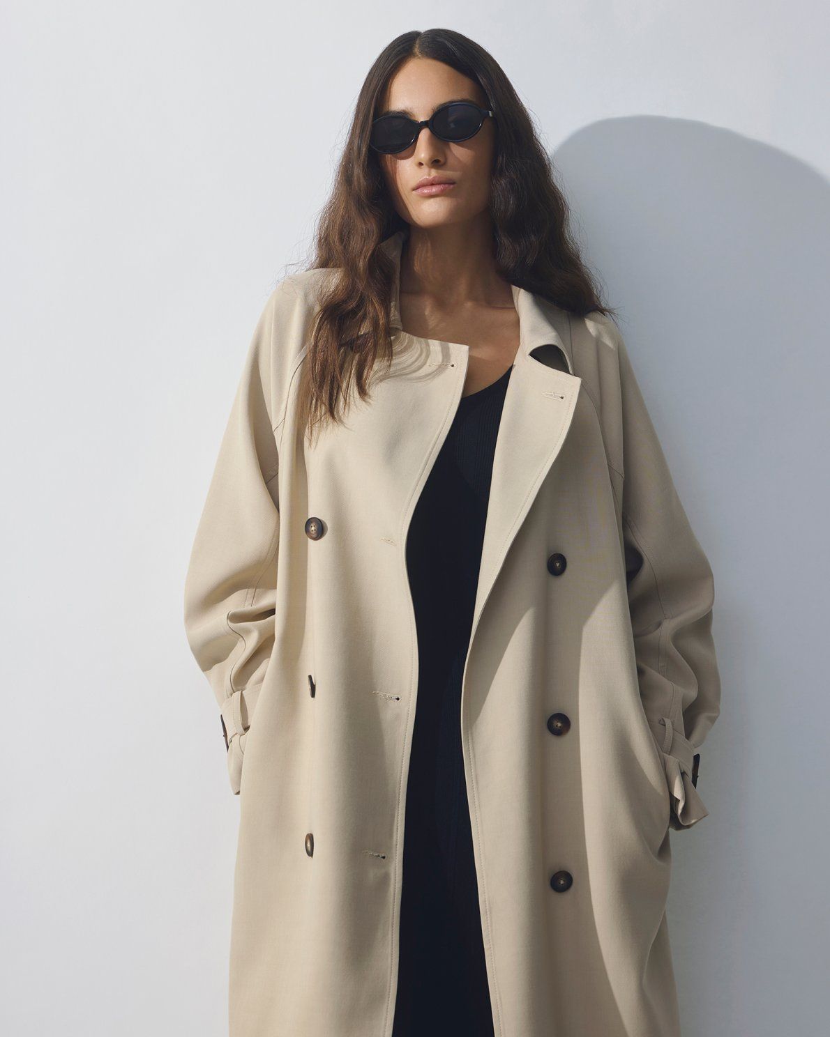 MSCH Copenhagen Trench Coat Ecru