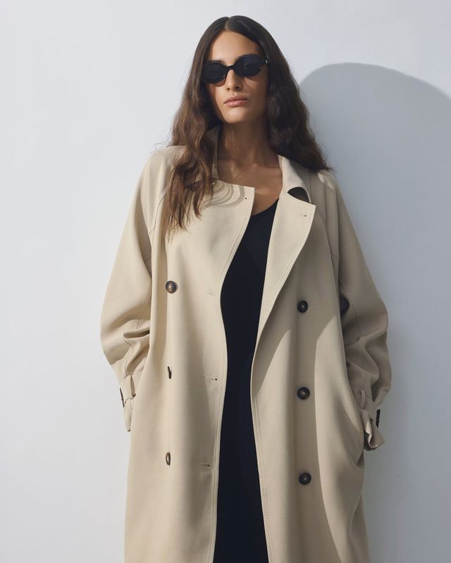 MSCH Copenhagen Trench Coat Ecru