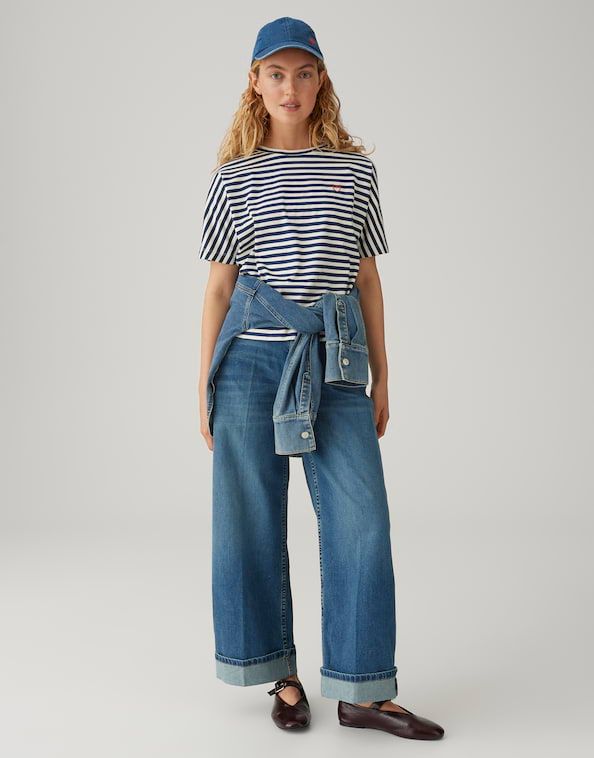 Opus Alovely Pet denim Blauw