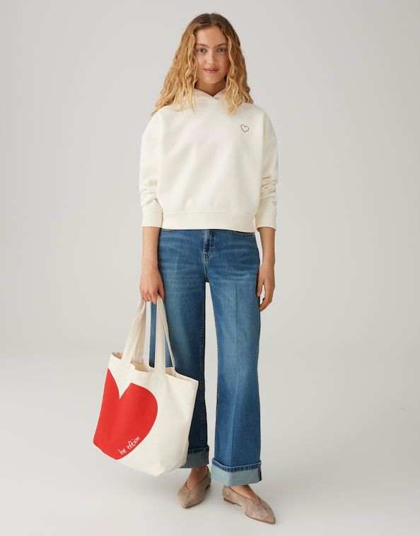 Opus Galentine Trui Ecru