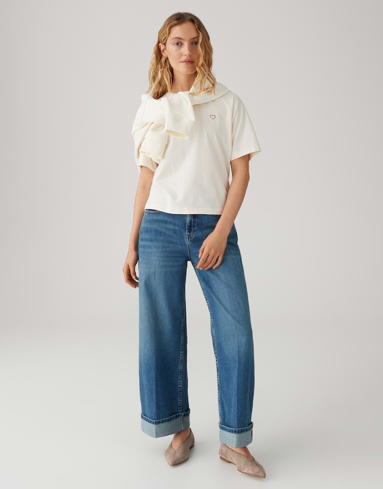 Opus Salentine T-Shirt Ecru