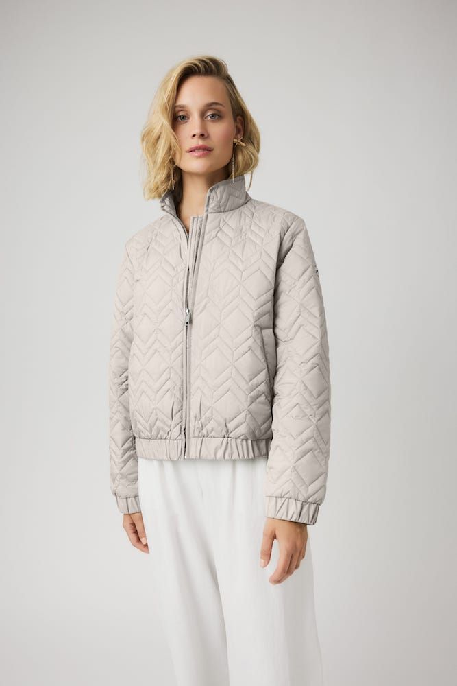 Covered GRS ladies woven jacket - GINA Ecru Gina