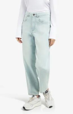 YAYA Barrel jeans met wassing Blauw