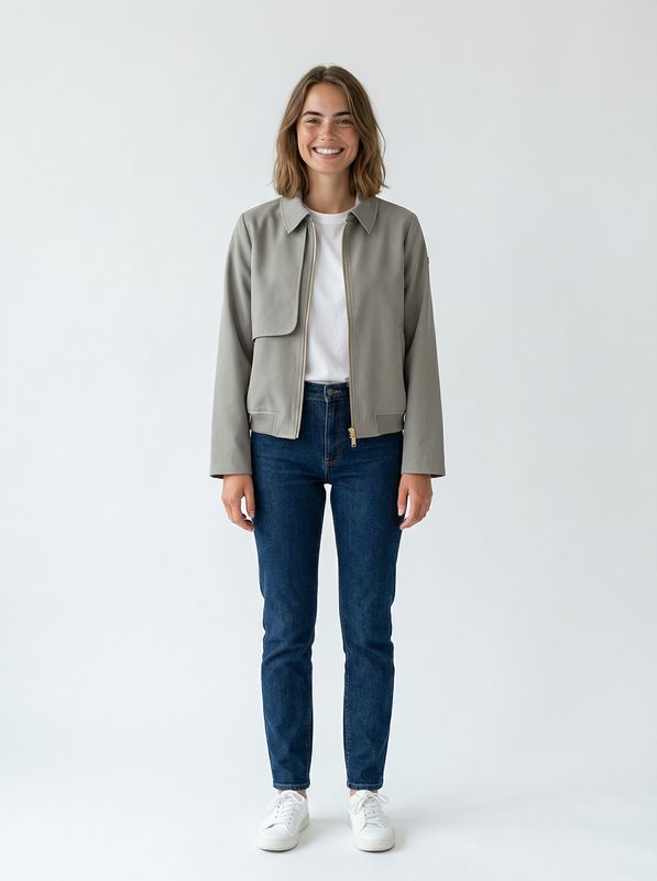 Covered Jacket Berry Groen