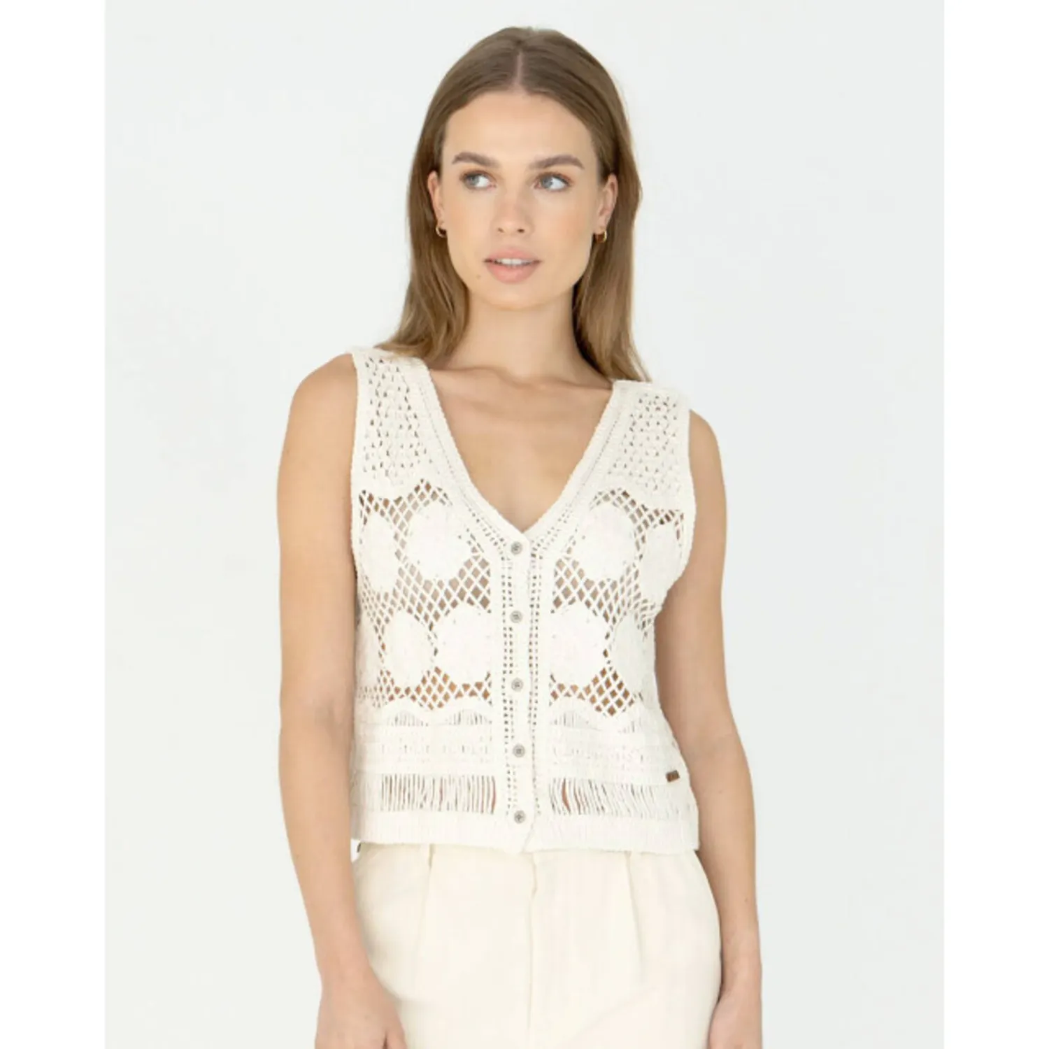 Moscow Gilet Tracy Ecru