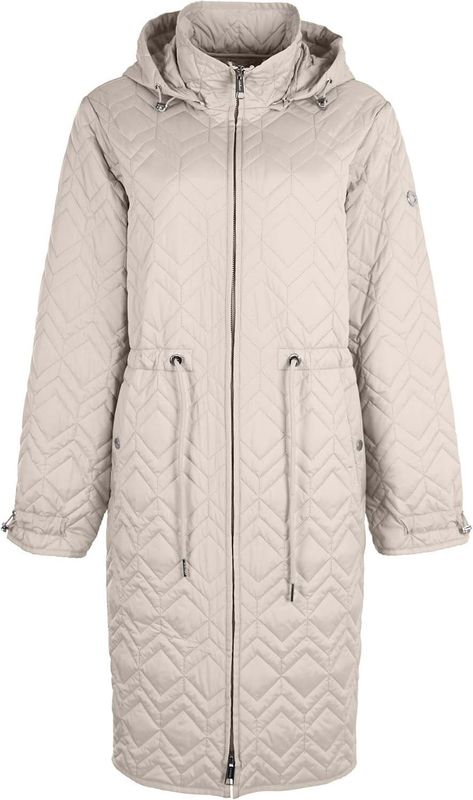 Covered GRS ladies woven jacket - GESA Beige Gesa