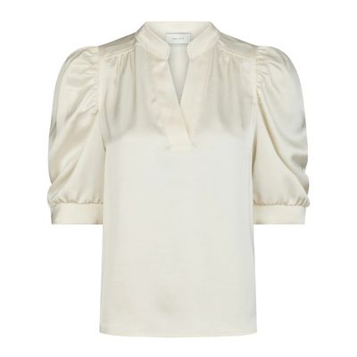 Neo Noir Roella Heavy Sateen Blouse Wit