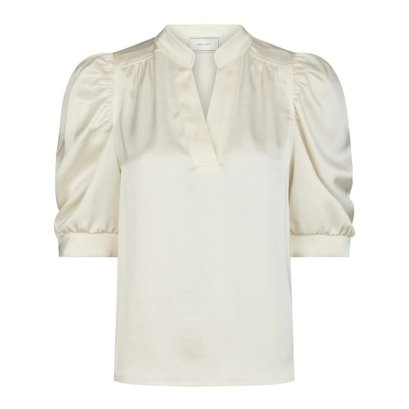Neo Noir Roella Heavy Sateen Blouse Wit