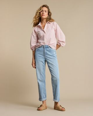 Red Button Caitlina Sidepatch Light Blue Blauw