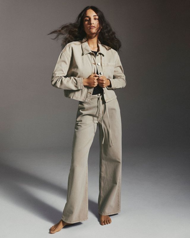 MSCH Copenhagen Denim Jacket Beige