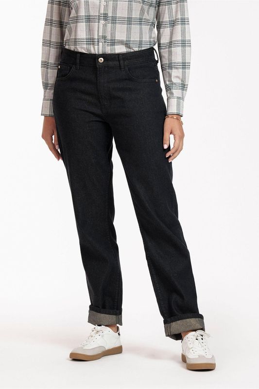 Studio Anneloes Ava gold trousers Zwart