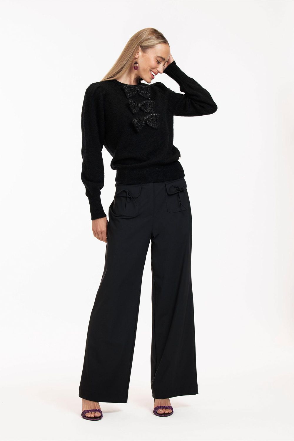 Studio Anneloes Bowina pullover Zwart