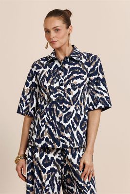 Studio Anneloes Bobby leopard blouse Multi