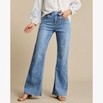 Red Button De Brielle Flare Denim light stone lightstone SRB4842