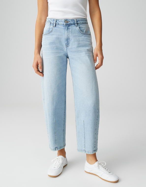 Opus Lissie bold barrel jeans light air blue