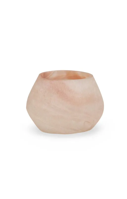 YAYA Groot glazen waxinelichthouder Roze