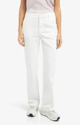 YAYA Chinojeans met paspelzakken Wit