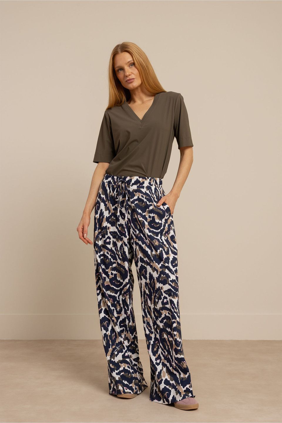 Studio Anneloes Grace leopard trousers Multi